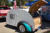 Retro Teardrop Trailer With Cool Fenders, and Great Kitchen Cabinets